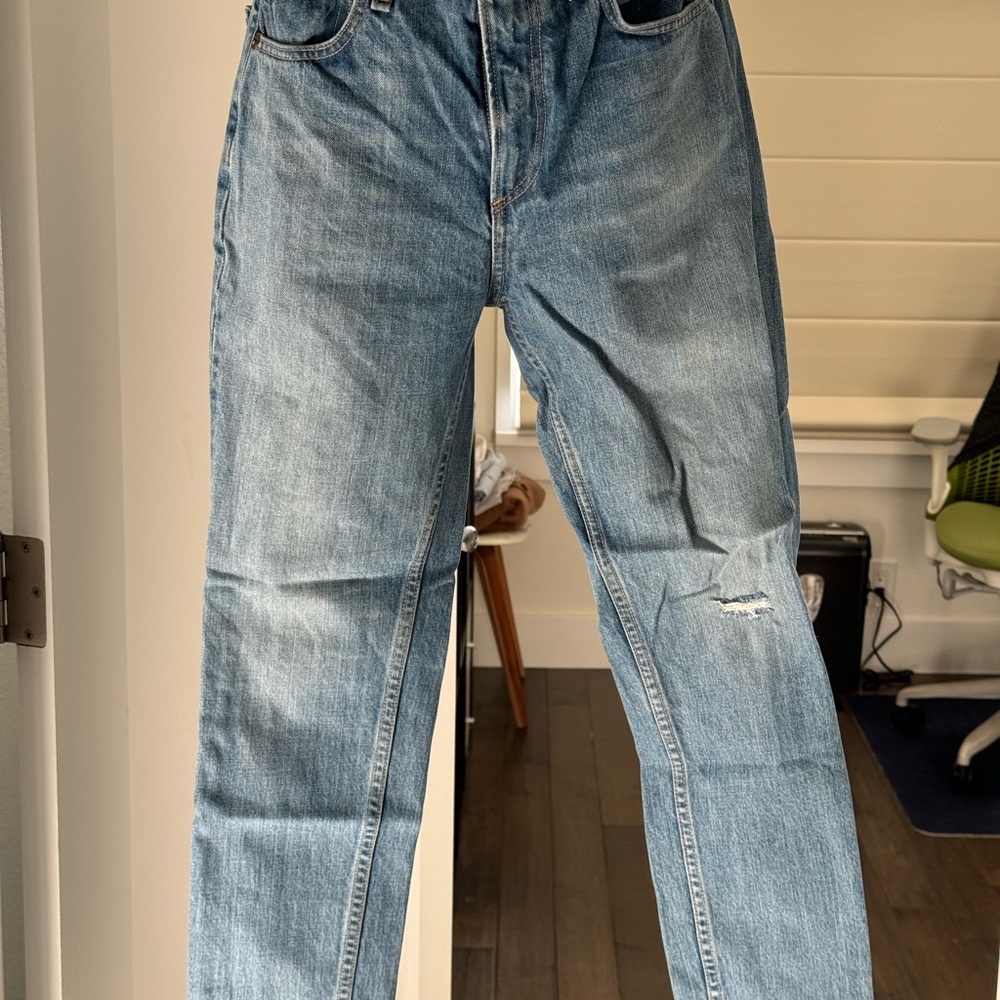 Rag & Bone Mid Rise straight leg jeans